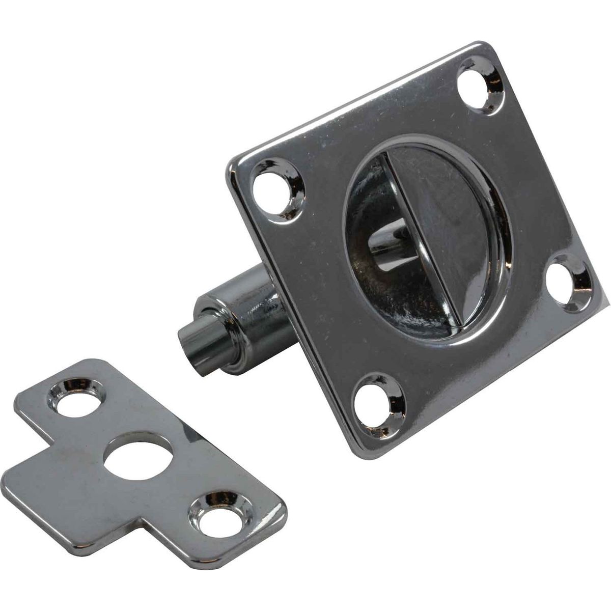 Foresti & Suardi Hatch / Drawer Stopper Catch Chrome Plated Brass