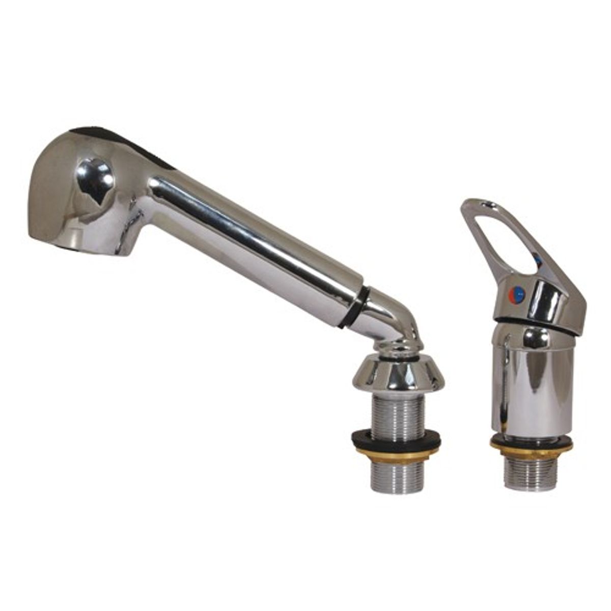 Osculati Shower Mixer with Separate Pull Out Shower Chrome
