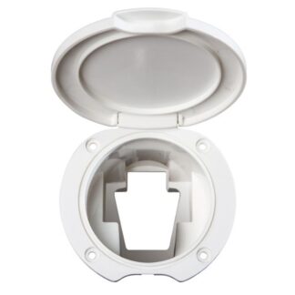 Plastic Universal Shower Housing Unit in White