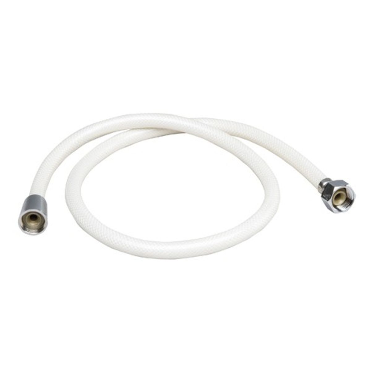Can White Shower Hose Reinforced (2.5m / 1/2" C x 1/2" BSP Female)
