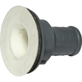 Straight Sink Waste Outlet (Plastic Top / 19mm Hose)