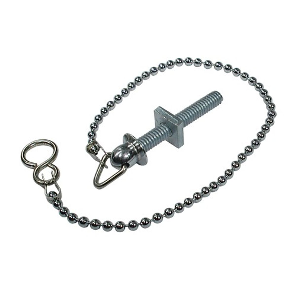 AG Basin Ball Chain 10" with 1-1/2" Stay (Chrome Plated)