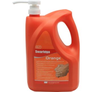 Swarfega Natural Orange Hand Cleaner (4 Litre Bottle with Pump)