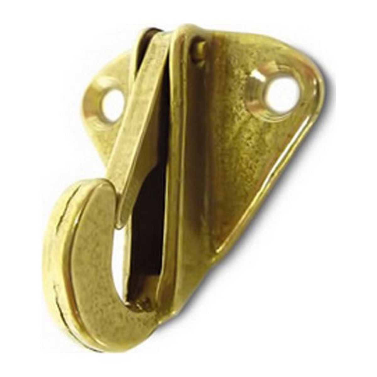 AG Brass Plate Snap Hook with Spring Catch (39mm x 35mm)