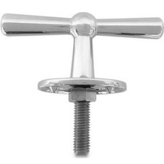 AG Chrome T-Stud Bolt On (2-1/2" x 5-1/8")