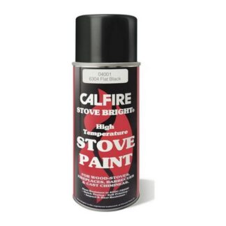 Calfire High Temperature Black Stove Paint Aerosol Matt - 400ml