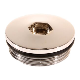 AG Pump Out Deck Filler Cap (Hex / Chrome)