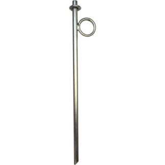 AG Walsh Galvanised Steel Mooring Stake 20mm x 750mm