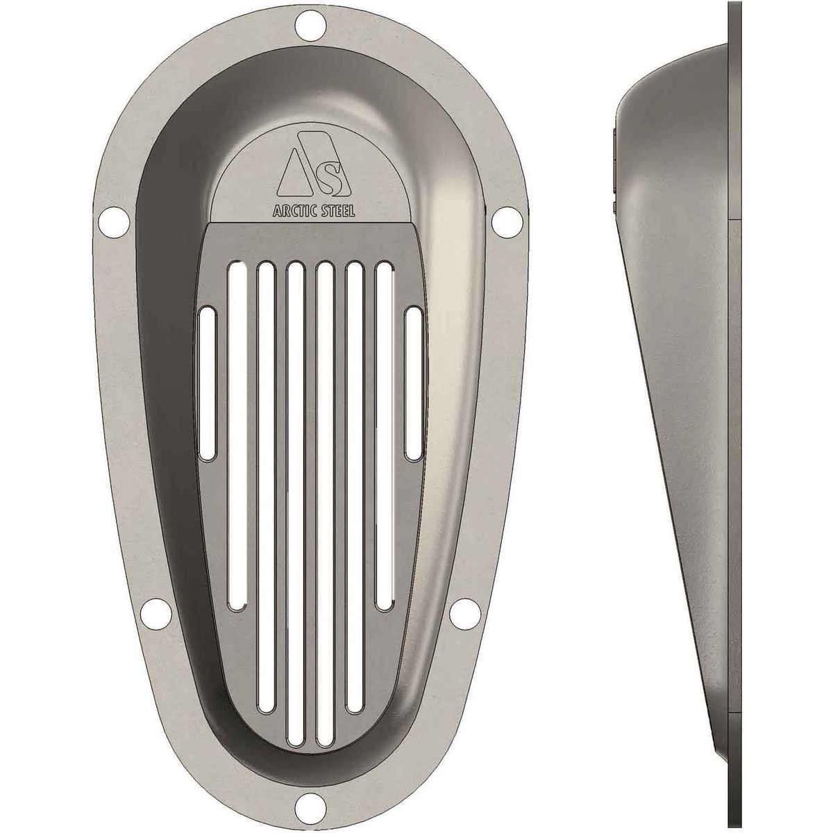 Arctic Steel Inlet Scoop Strainer (2205 Stainless / 210 x 115mm)