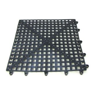 AG Anti-Slip Interlocking Black Deck Tile 300mm x 300mm