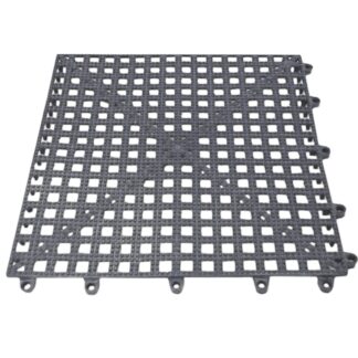 AG Anti-Slip Interlocking Grey Deck Tile 300mm x 300mm