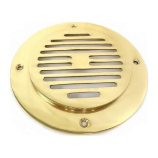 AG Cast Circular Vent Grill (6" / Brass)