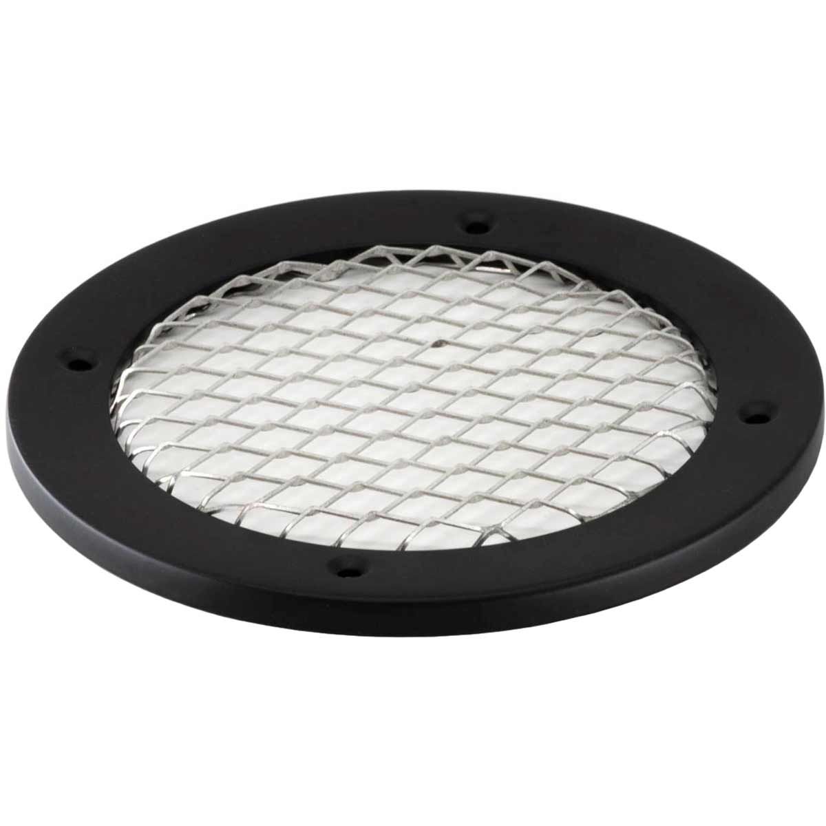 AG Brass Circular HD Vent with Mesh (5-1/2" / Black)