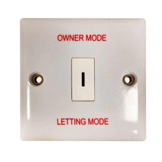 Convex Secret Key Switch Plate with Key (Owner / Letting Modes)