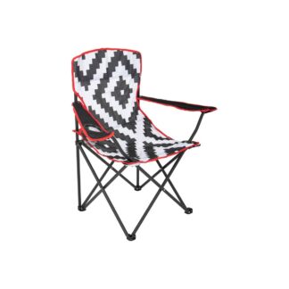 Bo-Camp Urban Collection Folding Chair Madison Black/White