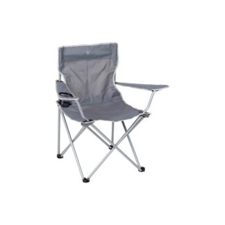 Bo-Camp Folding Chair Compact Steel Grey
