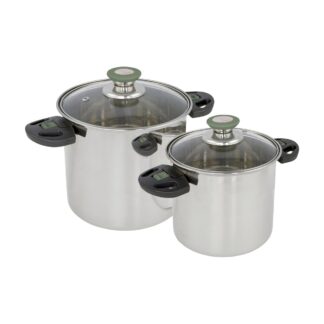 Bo-Camp Cookware Set Elegance Compact 2 RVS