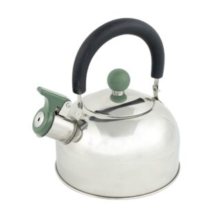 Bo-Camp Whistling Kettle Trend 1 Foldaway Handle Rvs (1.2 Litres)