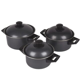 Bo-Camp Cookware Set Rondo Carbon Steel (3 Pieces)