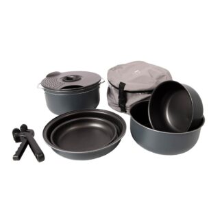 Bo-Camp Cookware Set Camping Aluminium (7 Pieces)
