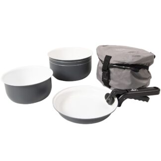 Bo-Camp Cookware Set Trekking Ceramic Coating Aluminium (5 Pieces)