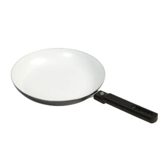 Bo-Camp Frying Pan Sprint Removable Handle Black/White (Dia 20cm)
