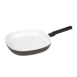 Bo-Camp Grill Pan Sprint Removable Handle Black/White (26 x 26cm)