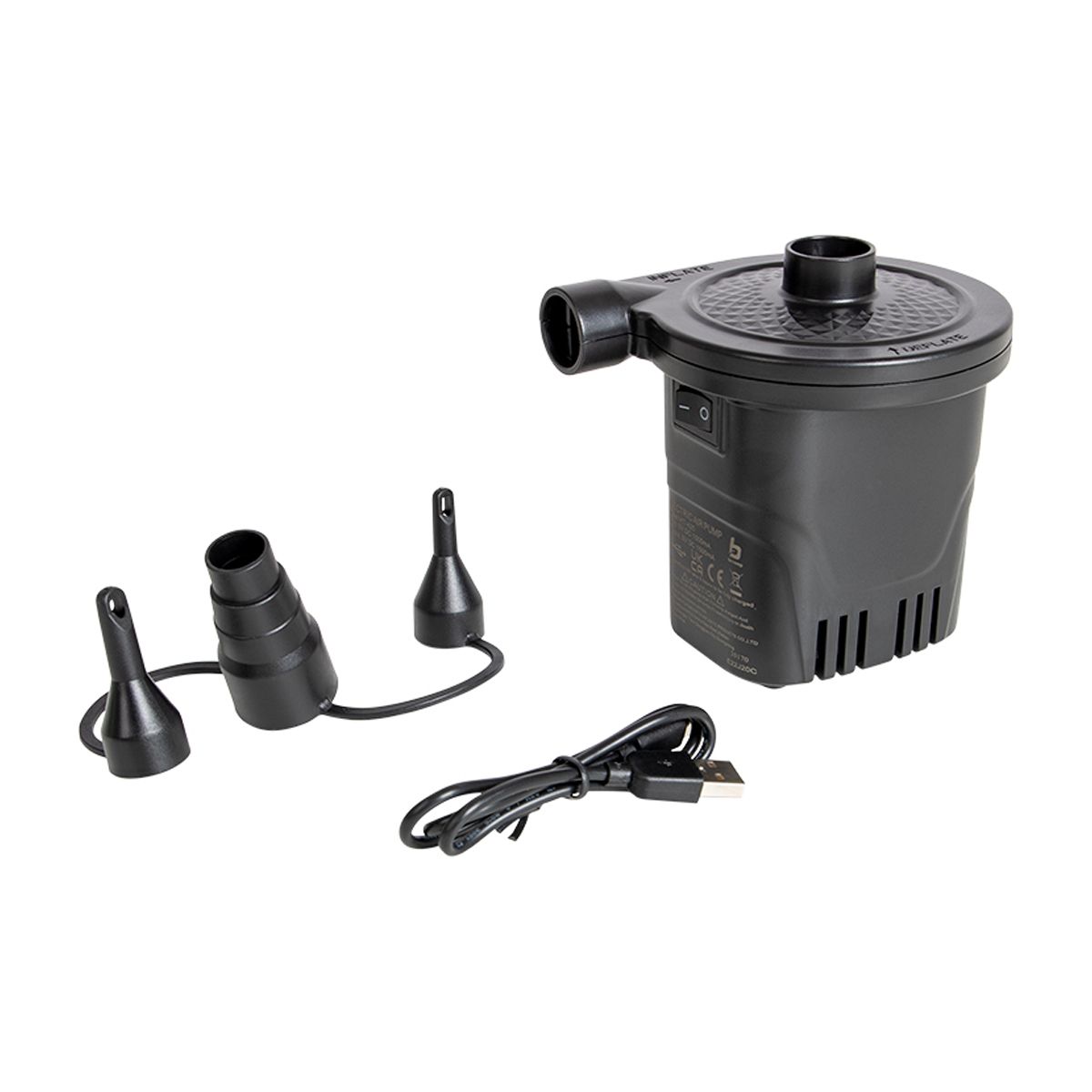 Bo-Camp Electric Pump Rechargeable Sub (250 LPM)