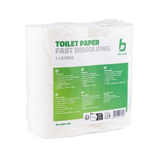 Bo-Camp Fast Dissolving Toilet Paper - 4 Rolls