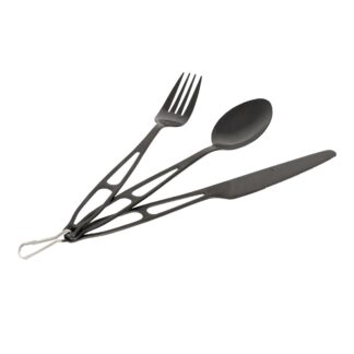 Bo-Camp Outdoor Cutlery In Cover (3 Pieces)