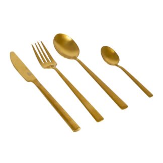 Bo-Camp Industrial Collection Cutlery Fairbanks (16 Pieces / Gold)
