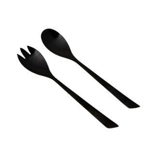 Bo-Camp Industrial Collection Salad Servers Fay (2 Pieces / Black)
