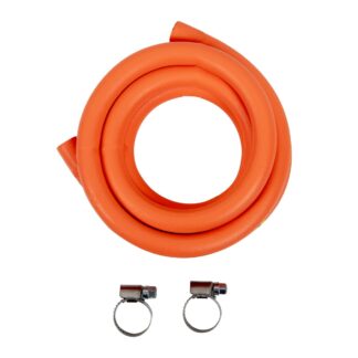 Bo-Camp Gas Hose with Clamps (2 Pieces)