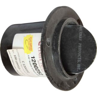 Centek GRP Scupper Drain With Flap (Black / 3")