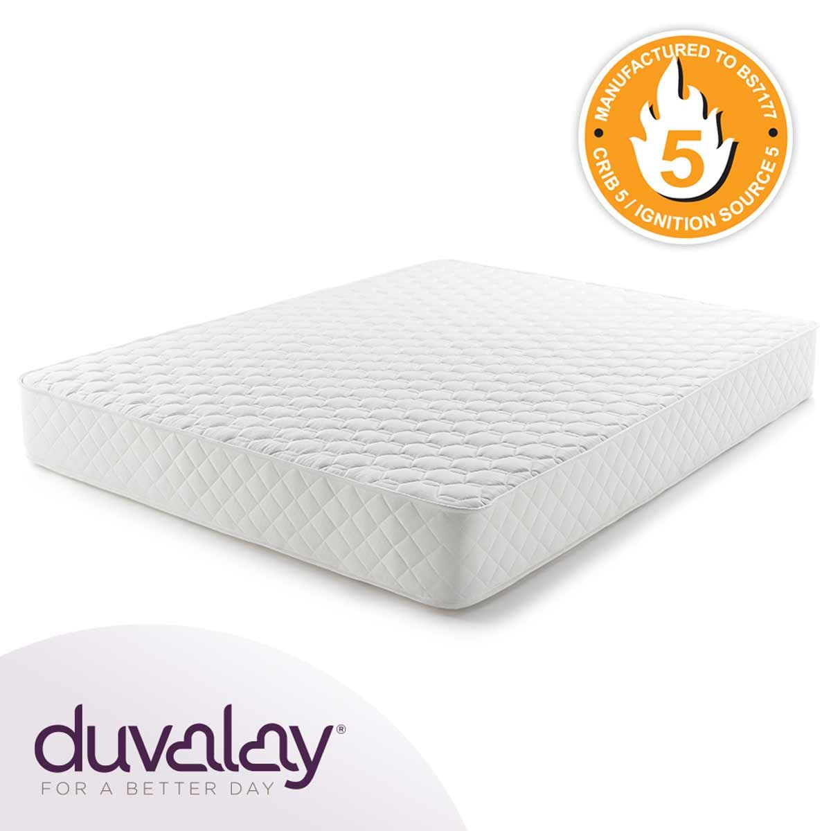 Duvalay Gold Single Mattress 6' x 2' (183cm x 61cm)