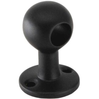 AG Matt Black Gallery Ball Post Through (3/8" / Short)