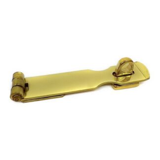 AAA Hasp & Staple 4" Brass
