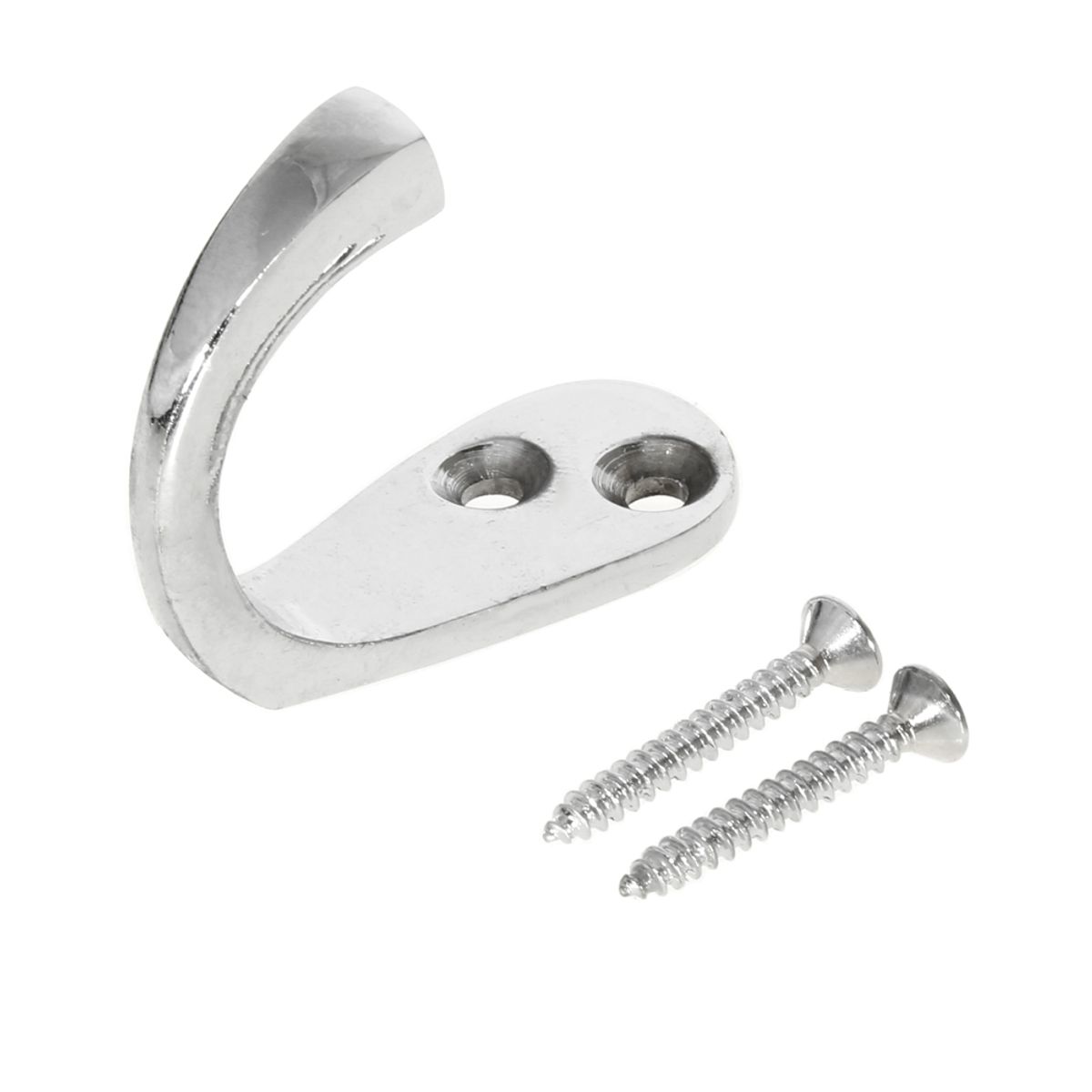 AG Single Wardrobe Hook in Chrome (50mm)