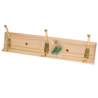 SupaHome Hat & Coat Rack with 3 Hooks