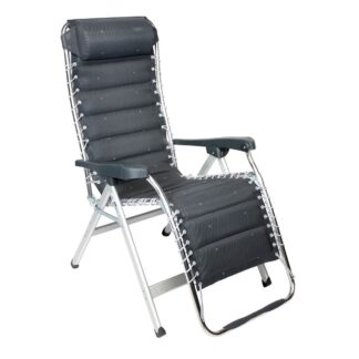 Crespo Zero Gravity Chair AL/232 Deluxe in Dark Grey