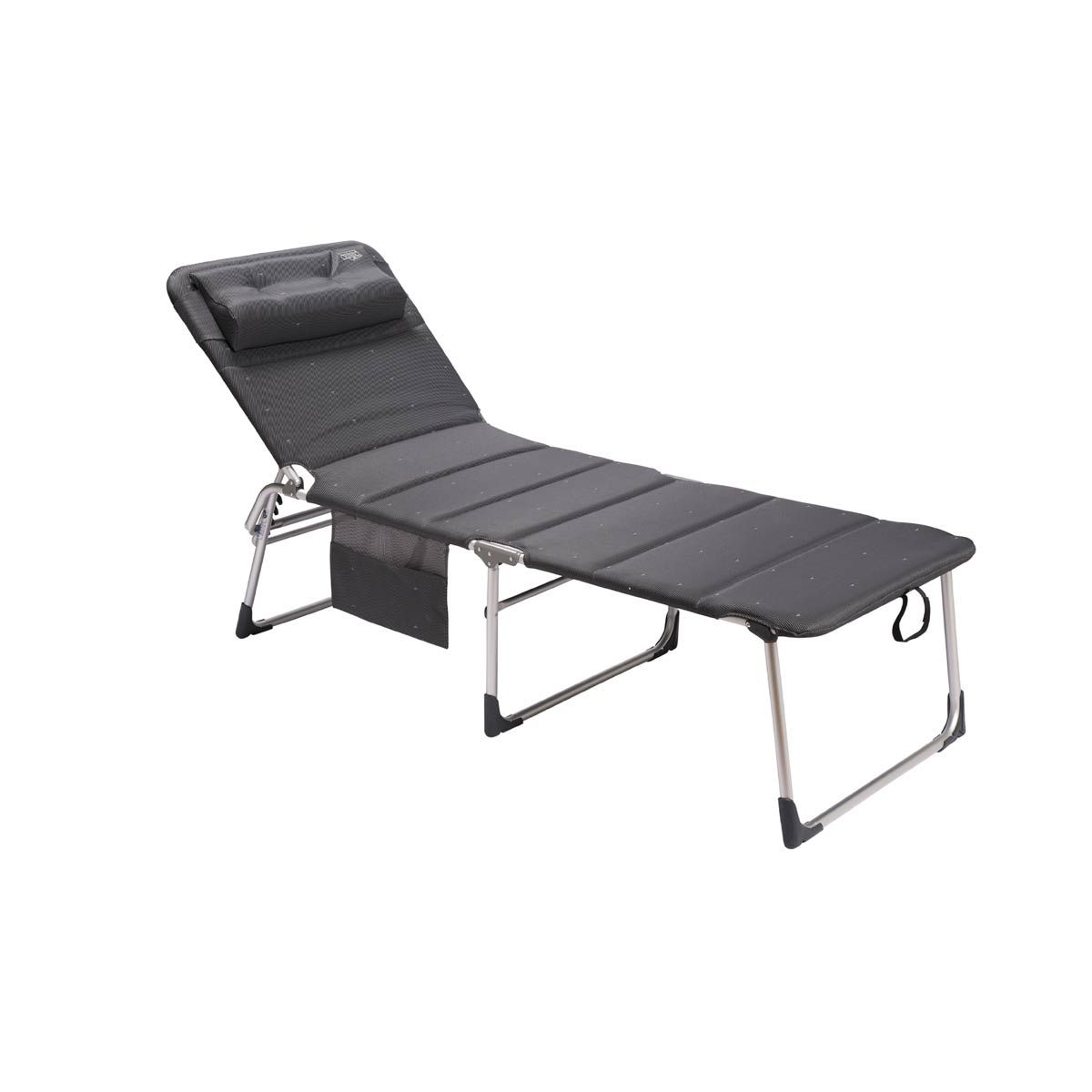 Crespo Lounger AL/363 Deluxe in Dark Grey