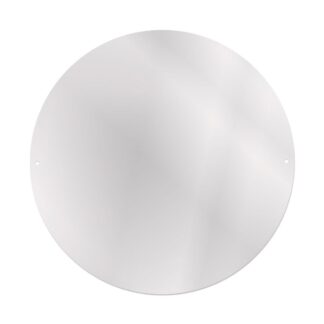 SupaHome Round Glass Mirror Includes Fixings Pre-Drilled 400mm x 4mm