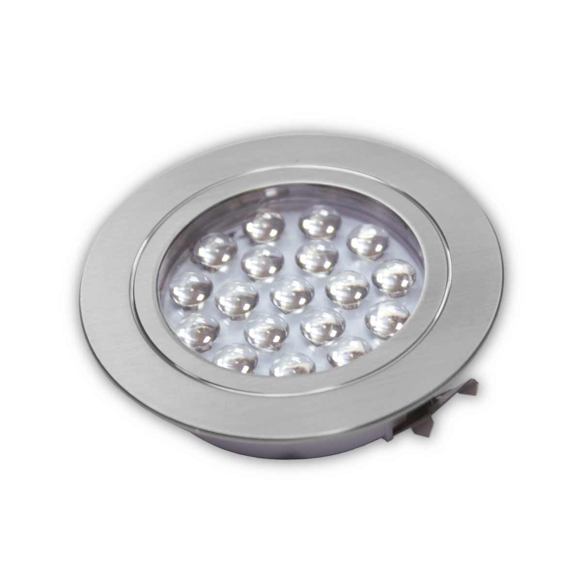 Recessed Dimmable Downlight 68mm (12V / 1.58W / Warm White / IP20)