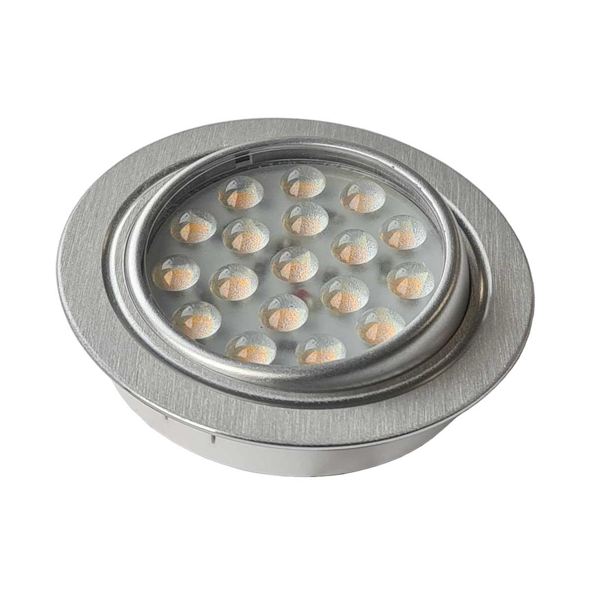Adjustable Recessed Downlight (12V / 1.29W / Warm White / IP20)