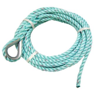 AG 16mm Green Polypropylene Anchor Rope (8.5m Roll)