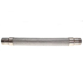 AG Stainless Steel Exhaust Bellows (1-1/2" BSP Male Ports / 20" Long)