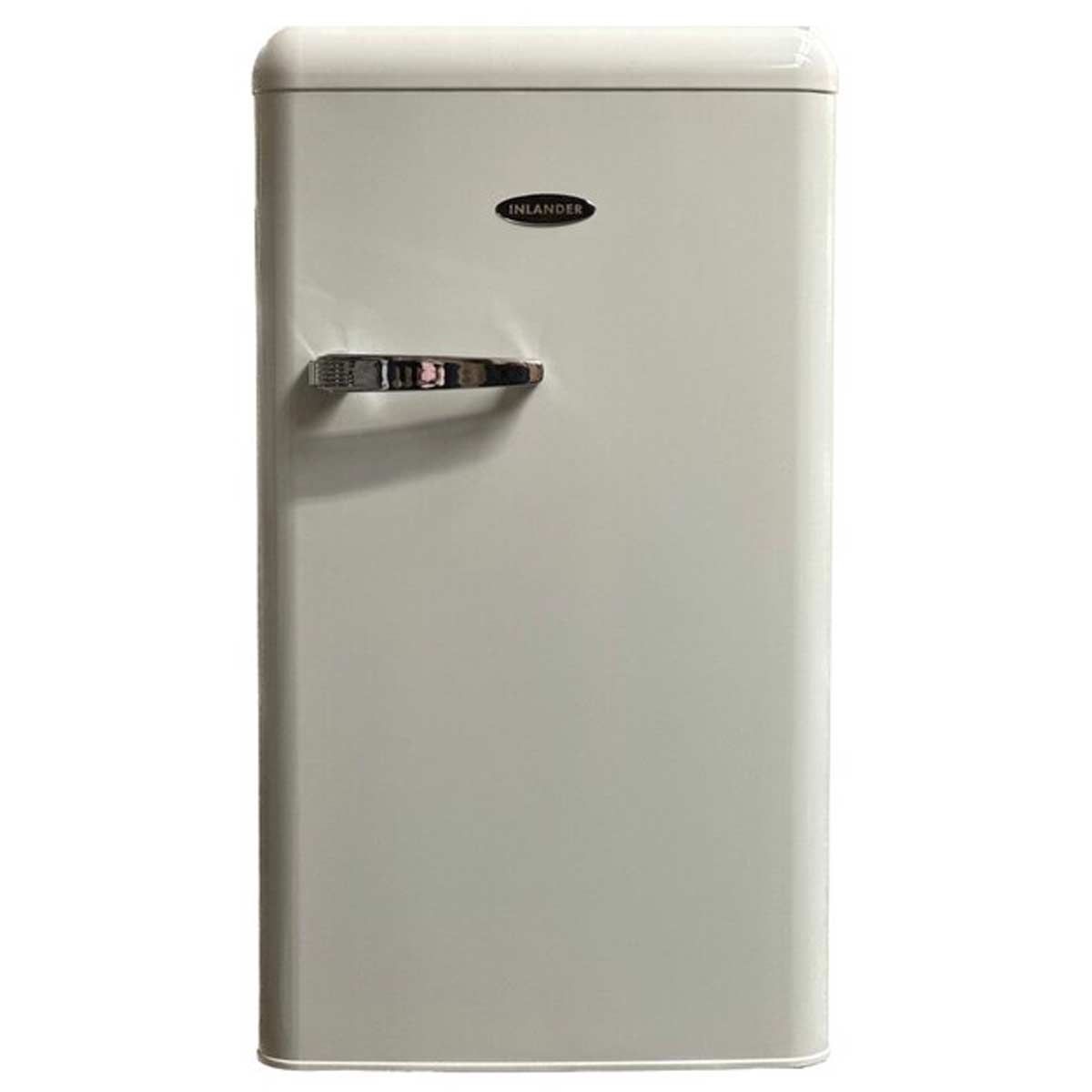 Indlander Retro Style Fridge and Icebox (12V / Cream)