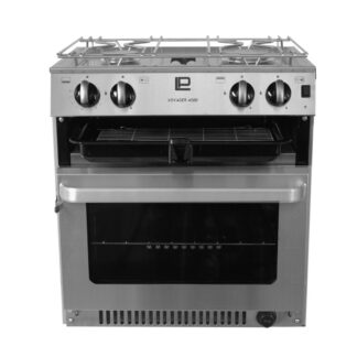 Voyager 4500 Stainless Steel LPG Burner Hob Oven No Ignition