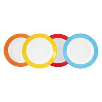 Gimex Colour Line Dinner Plate Rainbow (4 Pieces)