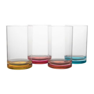 Gimex Colour Line Water Glass Rainbow (320ml / 4 Pieces)